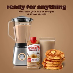 Premier Protein Nutritional Shake – Café Latte 30g Protein, 11 fl oz, 4 Ct