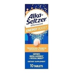 Alka-Seltzer Energy Boost: Caffeine & Guarana, B Vitamins, Supports Mental…