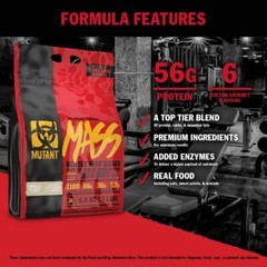 Mutant Mass Weight Gainer Protein Powder Build Muscle Size and Strength