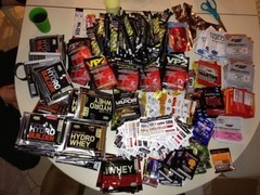 Supplement Samples Lot Mix Of 50 Items. Pre Workout Protein Fat Burner Bcaa Test