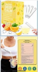 TRICPER Deep Calm Citrus Salt Electrolyte Powder, Potassium, Magnesium, Sugar-F…