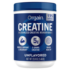 Orgain Micronized Creatine Monohydrate, Unflavored, 1.48lbs