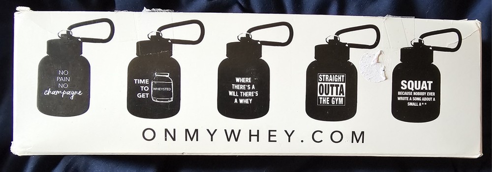 OhMyWhey Protein And Supplement On-the-go Containers For The Gym. Pack Of 5