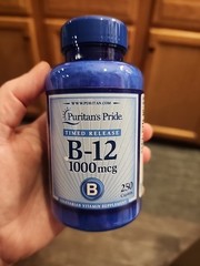 Puritan’s Pride Vitamin B-12 1000 Mcg Timed Release Caplets, 250 Count
