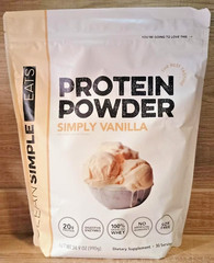 Clean Simple Eats Whey Isolate Protein Powder Simply Vanilla 34.9 oz 30 Servings