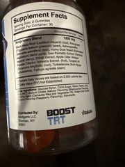 Boost TRT 60 Gummies W Ashwaghanda Saw Palmetto… 2 per serving EXP 1/27