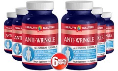 Hyaluronic acid powder – ANTI WRINKLE NATURAL FORMULA – 1 Bottle, 60 Capsules
