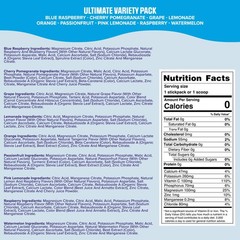 Ultima Replenisher Daily Electrolyte Powder Ultimate Variety Pack 36 Stickpacks