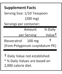 NuSci 250g(8.8oz) Natural Trans Resveratrol Powder Anti-aging longevity