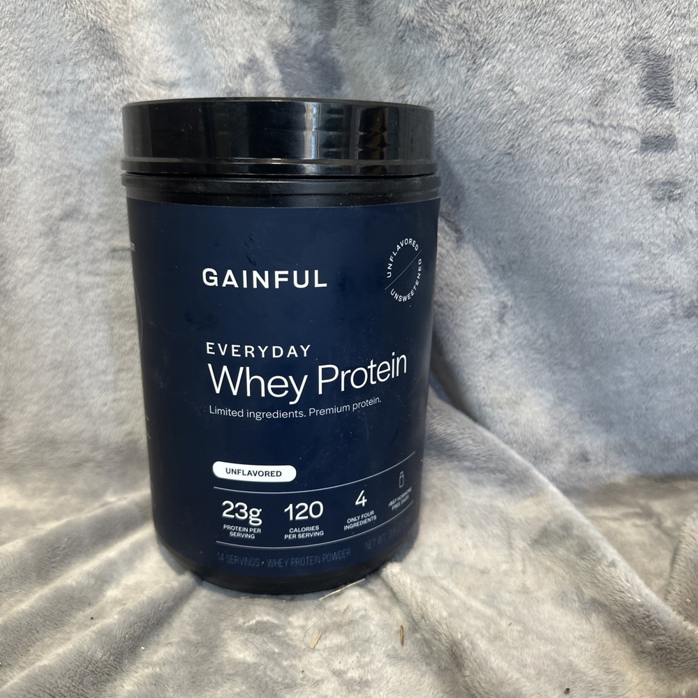 Gainful Lean Whey Protein (Exp 06/27) 14 Servings, Unflavored