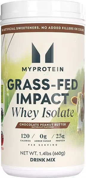 Myprotein Grass-Fed Whey Isolate Chocolate Peanut Butter Exp 3/27