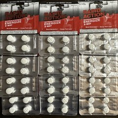 RAPID ACTION ENERGIZE 2-WAY ENERGY/DIET PILLS – 96 CT (24 – 4 CT PACKS) 1 BOX