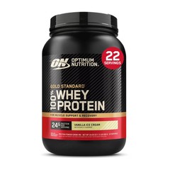 Optimum Nutrition, Gold Standard 100% Whey Protein Powder, Vanilla, 22 Servings