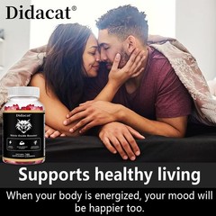 Nitric Oxide Booster Supplement-with Maca root 100mg,Ashwagandha 100mg-60gummies