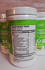 3 Tubs Vitamin Hydrate Electrolytes, Lemon Lime 🍋 30 Serv, Vegan, 03/2027✨️