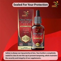 Man Bulge Mens Libidio Boost Performance Tincture Herbal Drops 3 Pack 6 Fl Oz