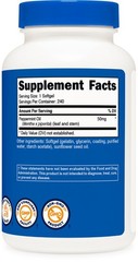 Nutricost Peppermint Oil Softgels (240 SFG) (50 MG) – Gluten Free & GMO Free