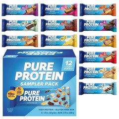 Pure Protein Chocolate Peanut Butter Bars – 20g Protein, Gluten Free