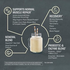 Sunwarrior Pre & Post Workout Active Protein Vegan – Vanilla Protein, 2.2 lbs