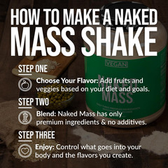 Vegan Mass – Chocolate Peanut Butter – 1,290 Calories, Nothing Artificial, All N
