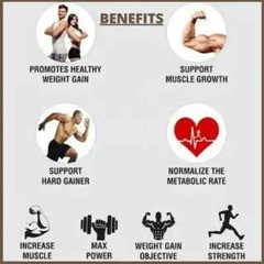 *Strongest* Legal Muscle Gainer Booster Supplement Mass Weight Gainer 30 Pills