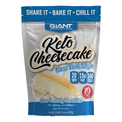 Giant Sports Keto Cheesecake Shake Mix Delicious Low Carb, Ketogenic Diet Gl…