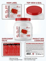 Metabolic Nutrition E.S.P. Pre-Workout Powder Watermelon 300g Gluten Sugar-Free