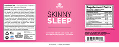 Skinny Sleep Support Weight Management & L-Carnitine Heart Health Supplements