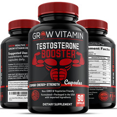 PREMIUM Testosterone Booster Prime Test Boost 60 CAPLETS Male Enhancement 06/24
