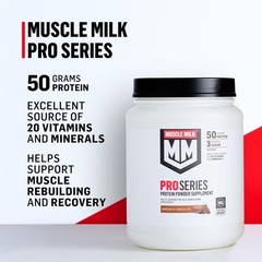 Muscle Milk Pro Series Protein Powder 2 Pound (Pack of 1), Strawberry