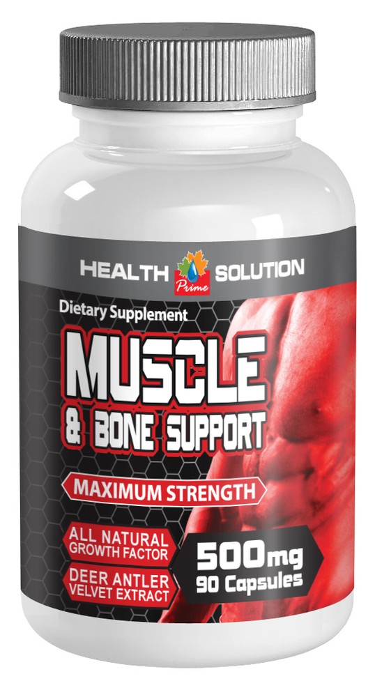 Muscle and Joint Healing and Recovery 500mg (1 Bottle, 90 Capsules)