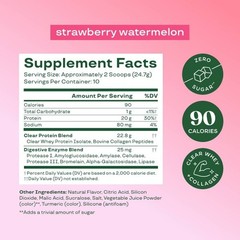Clear Protein Powder – Strawberry Watermelon – 8.71oz: Whey Isolate