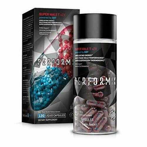 PERFORMIX SUPER MALE T V2X 120 Caps – Performance, Strength, Lean Muscle, Libido