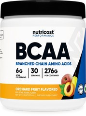 Nutricost BCAA Powder 2:1:1 (Orchard Fruit) – Branch Chain Amino Acids