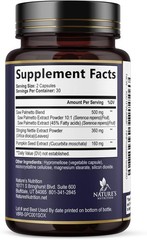Prostate Health Supplements for Men – 3X Strength with Saw Palmetto Blend Stingi