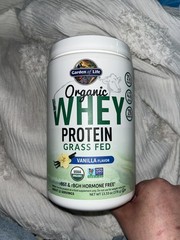 Garden of Life Organic Whey Protein Grass-Fed Vanilla 13.33 oz (378 g)