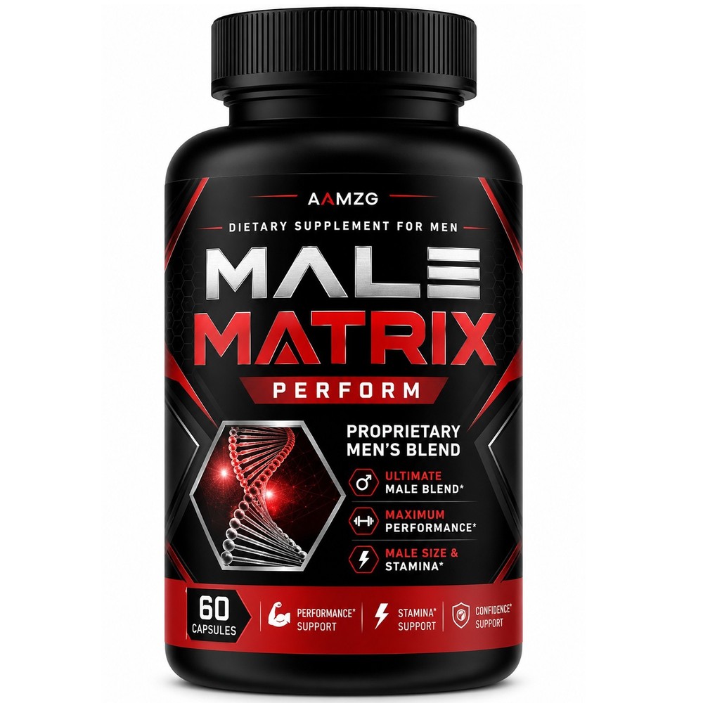 Male Matrix Pills- Size Matrix Male Vitality Support Supplement ORIGINAL 60 Caps