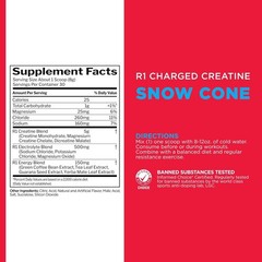Multi- Workout Supplement w/ Creatine, Electrolyte & Energy Blend – «Snow Cone»