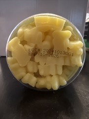 HAPPYUMMMM Creatine Monohydrate 5000mg Gummies, (Lemon), 90 Count