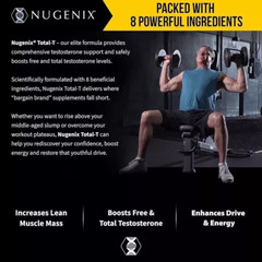 New Nugenix Total-T 90 Capsules Exp. 04/25