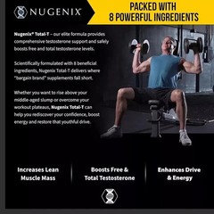 Nugenix Total-T Mens T Booster Supplement 2 Bottles 90 Capsules