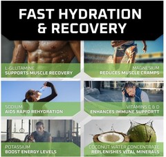 2 New Age Performance Hydration Booster Lemon Lime Electrolyte Drink Mix Recover