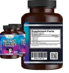 2 Bottle Nitric Oxide Complex 4000mg L-Arginine AAKG Muscle Pump Growth Pills