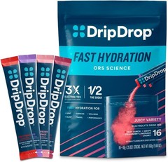 Hydration Packets – Juicy Variety Pack – Single Serve Electrolytes Powder Dri…