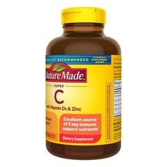 Nature Made Super C with Vitamin D3 & Zinc Supplement 200 Tablets