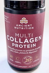 Ancient Nutrition Multi Collagen Protein Powder 10 Types Unflavored 24 Serv