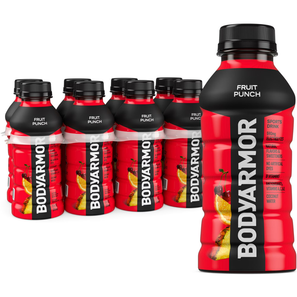 BODYARMOR sports Drink Fruit punch 12 fl oz Bbottles Hydration 8 Pack…