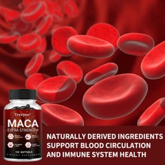Extra Strength Maca Supplement for Men, With Ashwagandha, Ginseng, Tribulus