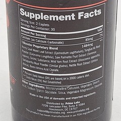 Prime Labs Men’s Testosterone Booster Stamina Endurance Strength 60 Caps 07/27
