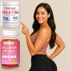 CREATINE Monohydrate + Collagen For WOMEN Post-Workout Supplement Booty & Beauty